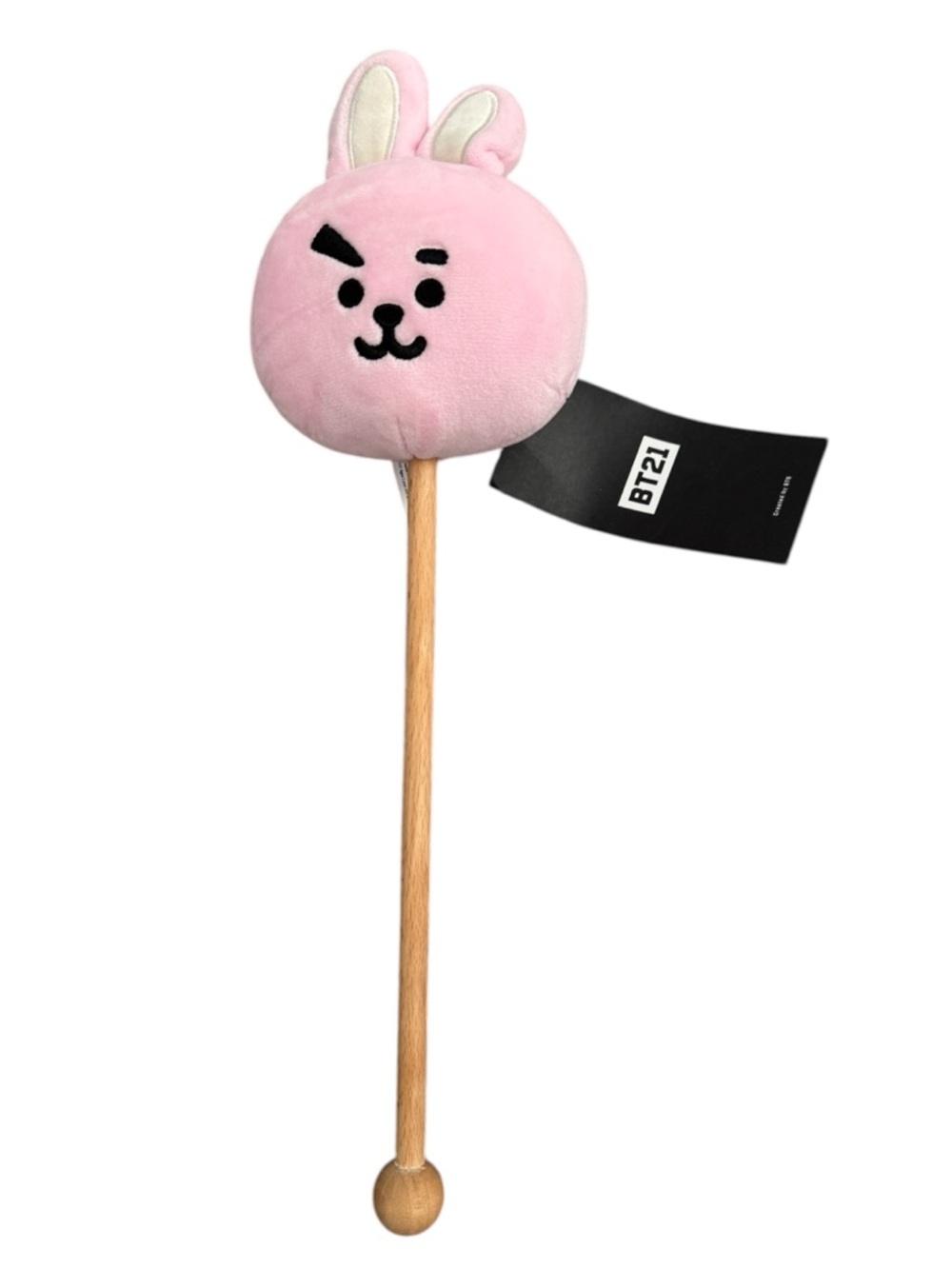 BT21 Cooky Pink Bunny Plush Massage Stick New